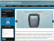 Tablet Screenshot of kivimarkings.com
